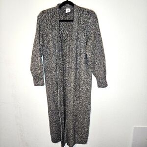 CAbi Womens Oversized Duster Cardigan Sweater Sz S Open Front Boho Cozy Winter